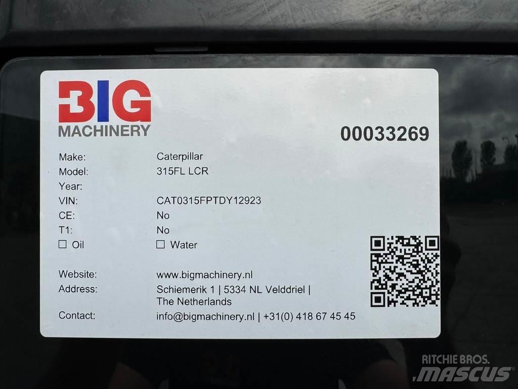 CAT 315F LCR 履带挖掘机
