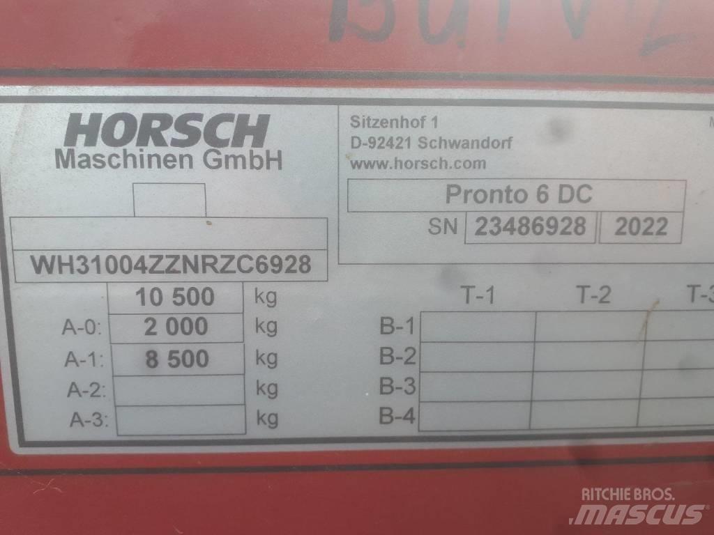 Horsch Pronto 6 DC 条播机