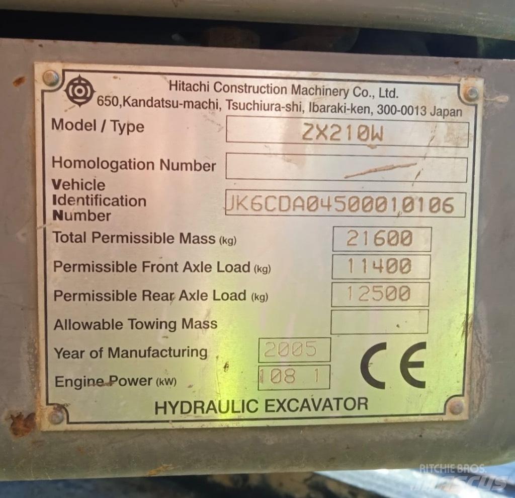 Hitachi ZX 210 W 轮式挖掘机