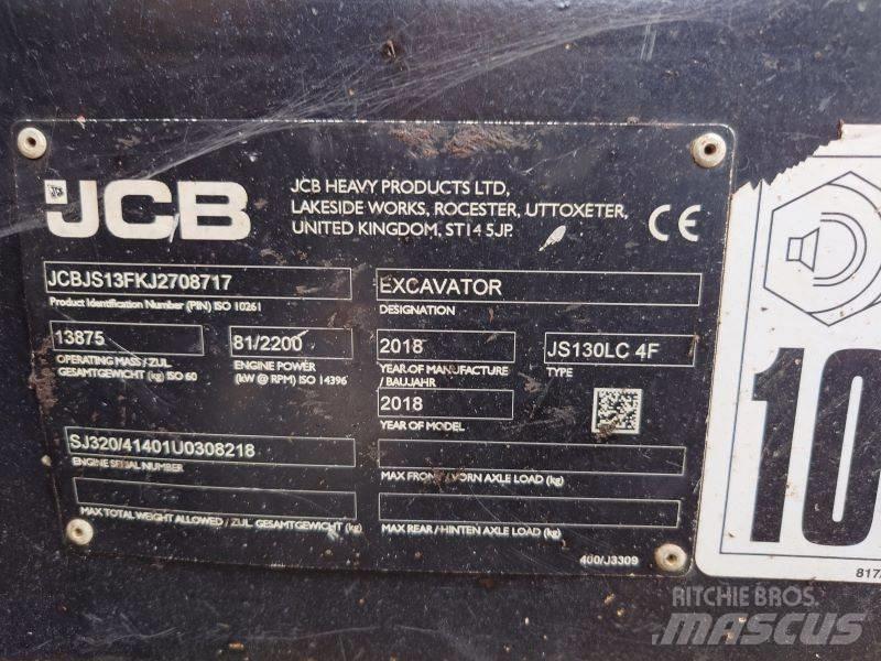 JCB JS 130 LC 履带挖掘机