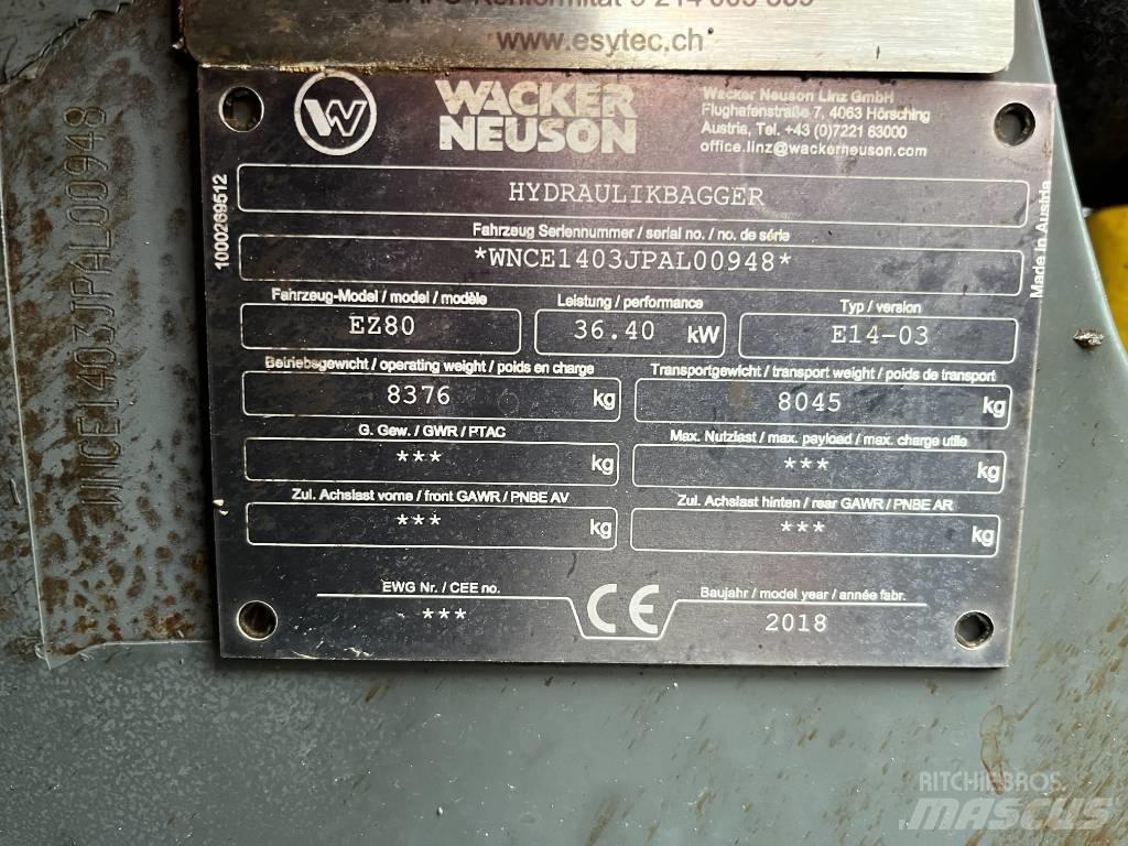 Wacker Neuson EZ 80 中型挖掘机