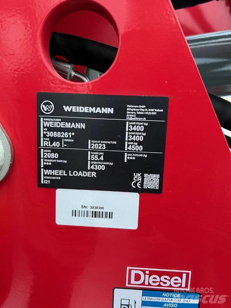 Weidemann 2080 轮式装载机