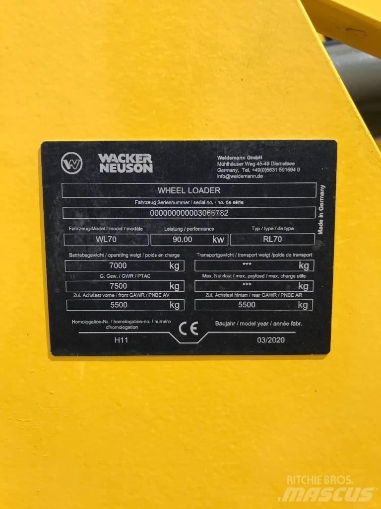 Wacker Neuson WL70 轮式装载机