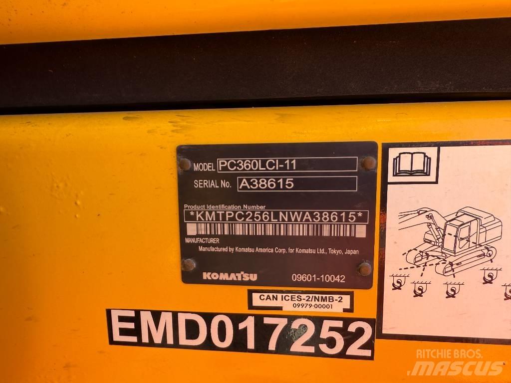 Komatsu PC360LCi-11 履带挖掘机