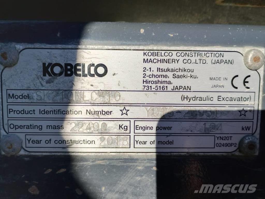 Kobelco SK210 N LC 履带挖掘机