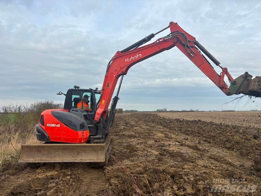 Kubota KX 80-4 中型挖掘机