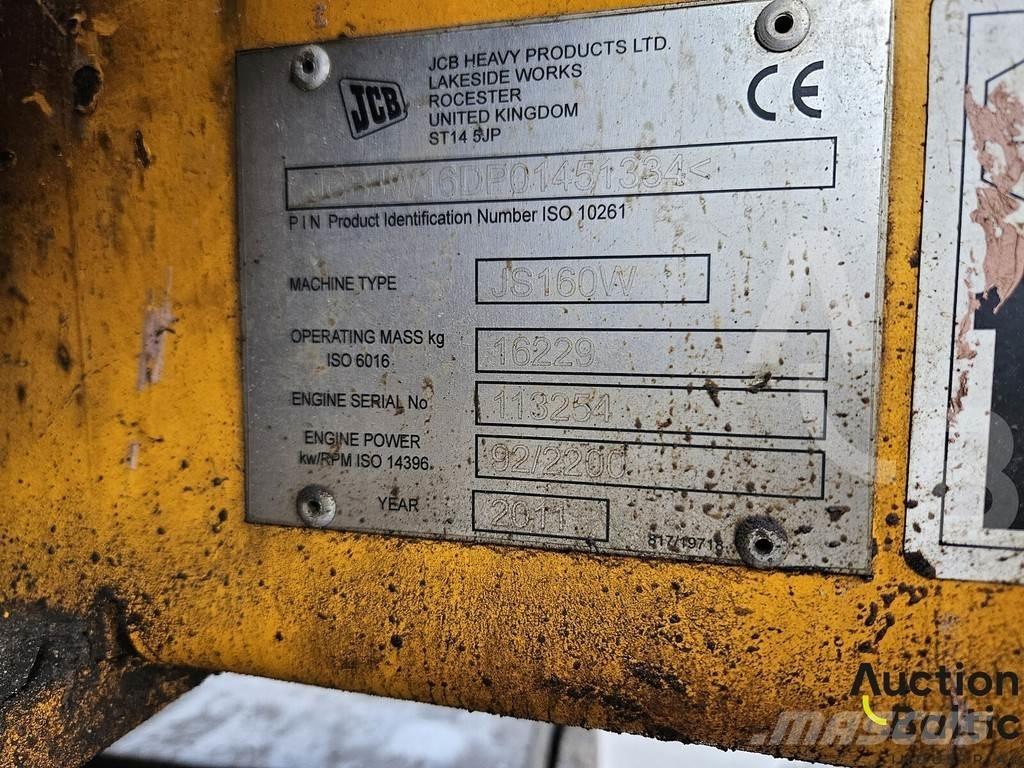 JCB JS 160 W 轮式挖掘机