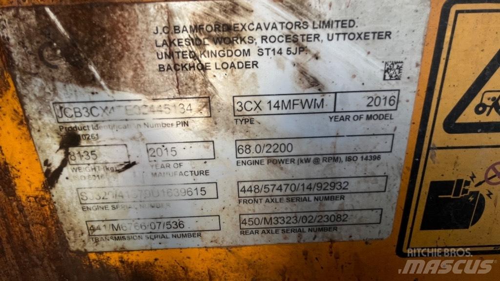 JCB 3 CX 反铲装载机