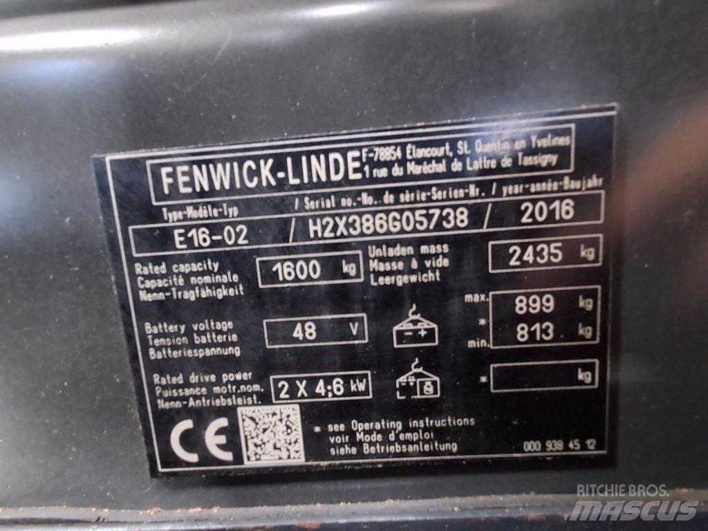 Linde E16-02 电动叉车