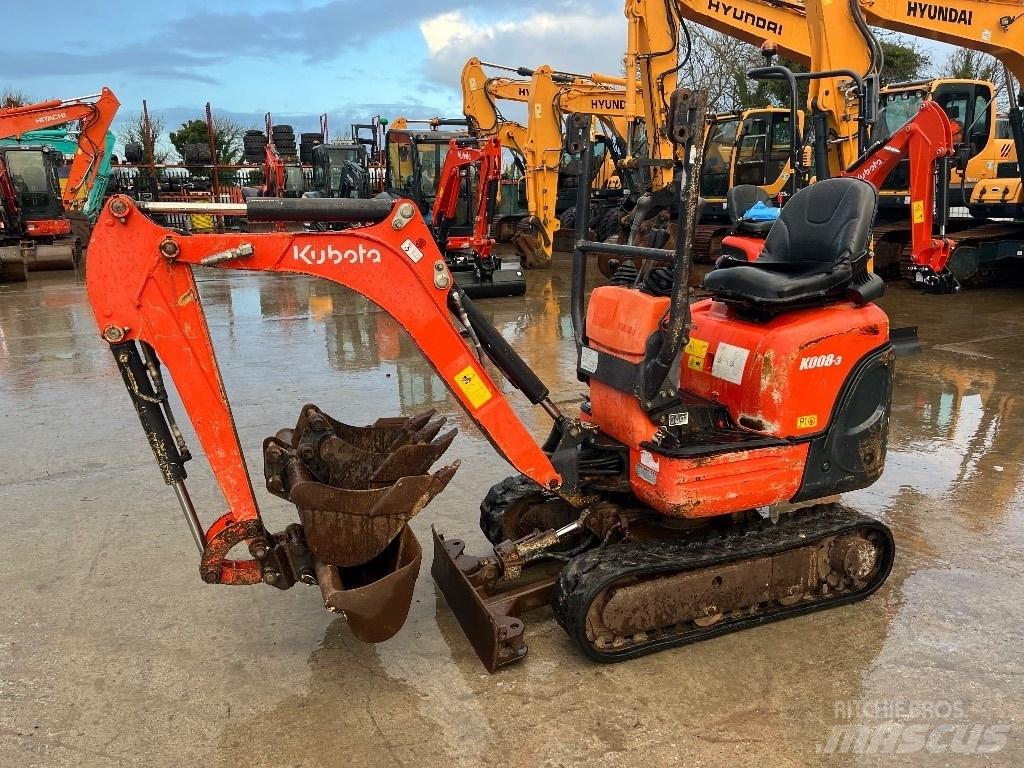 Kubota K 008-3 小型挖掘机