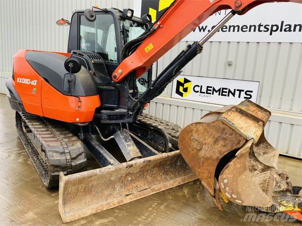 Kubota KX080-4a 中型挖掘机