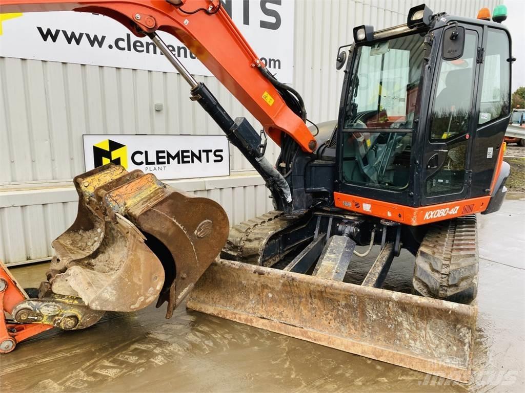 Kubota KX080-4a 中型挖掘机