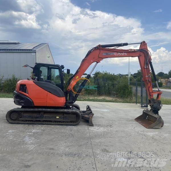 Kubota KX080-4 轮式挖掘机