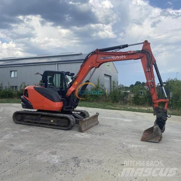 Kubota KX080-4 轮式挖掘机