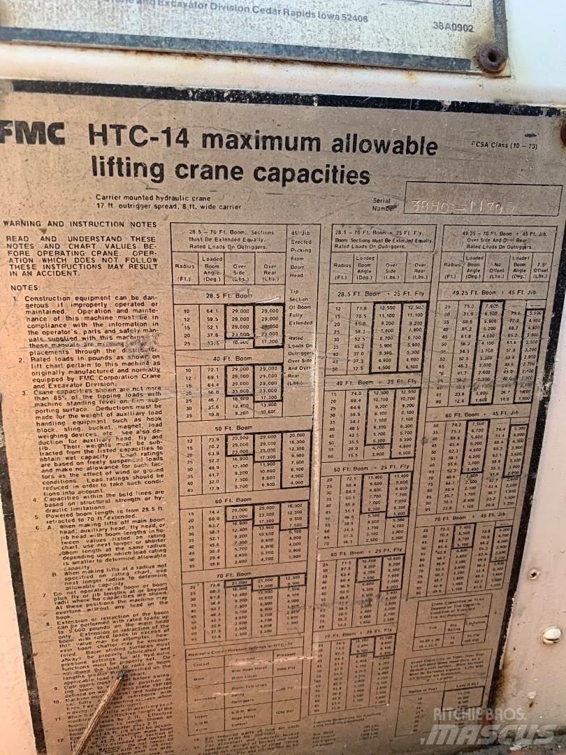 Link-Belt HTC-14 全地面起重机︳移动式起重机