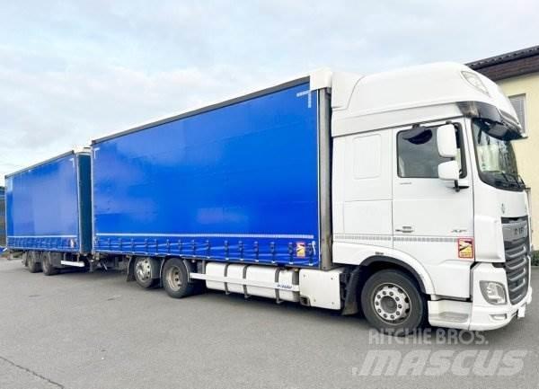 DAF XF 106.480 +Panav 平板栏板货车