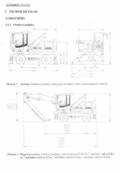 Fuchs MHL 320 工业挖掘机