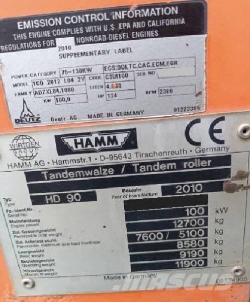 Hamm HD 90 建筑机械-其他