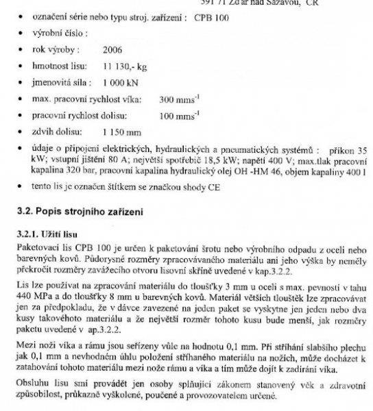  _JINÉ (CZ) ŽĎAS - CPB 100 破碎机
