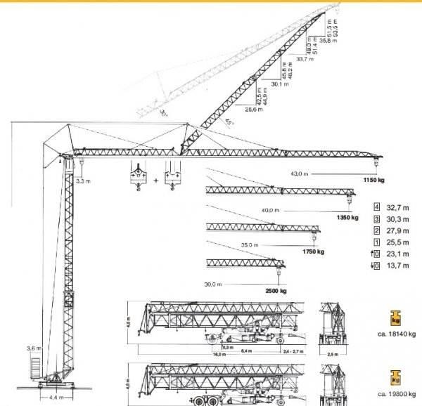 Liebherr 63 K 塔式起重机