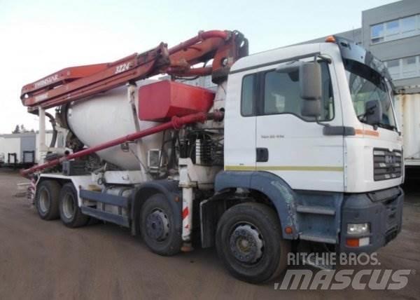 MAN TGA 35.410 +Sermac 混凝土输送泵|布料机