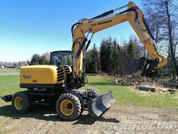 Yanmar B110 W Style 轮式挖掘机
