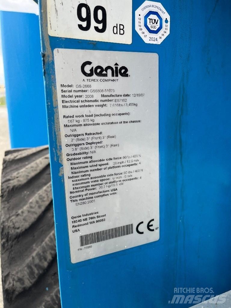 Genie GS 2668 RT 剪叉式升降机