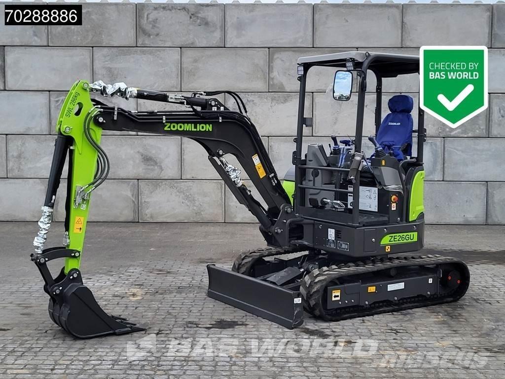 Zoomlion ZE26 GU 小型挖掘机