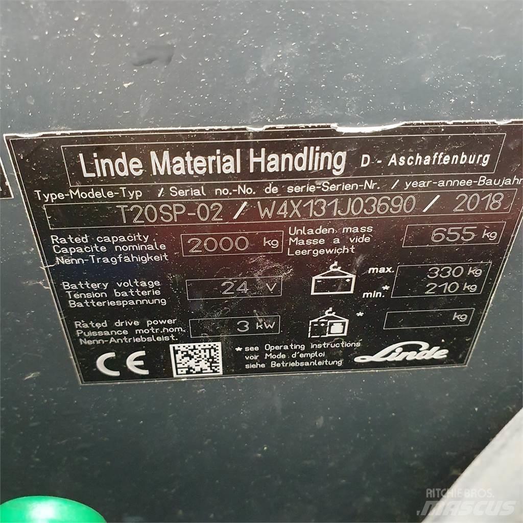 Linde T20SP-lang 手摇升降机