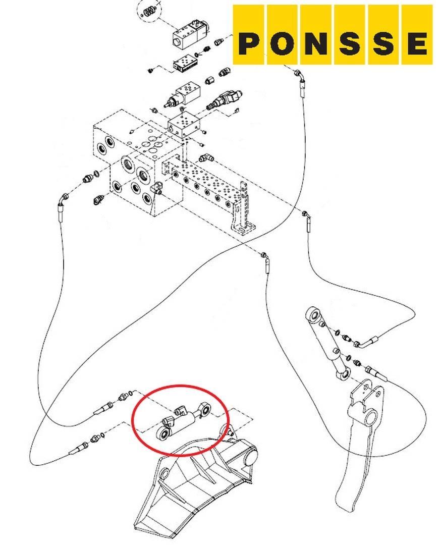 Ponsse NH40972-05 收割机机箱
