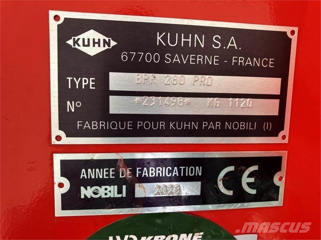 Kuhn BPR 280 Pro 牧场割草机和切顶器