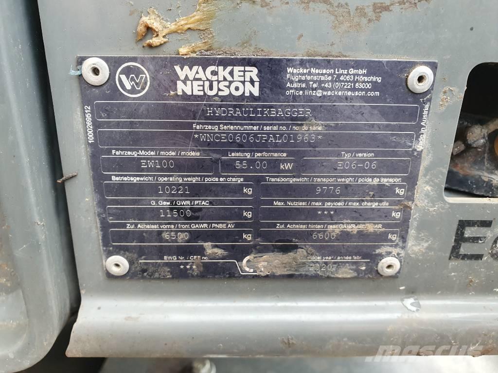 Wacker Neuson EW100 轮式挖掘机