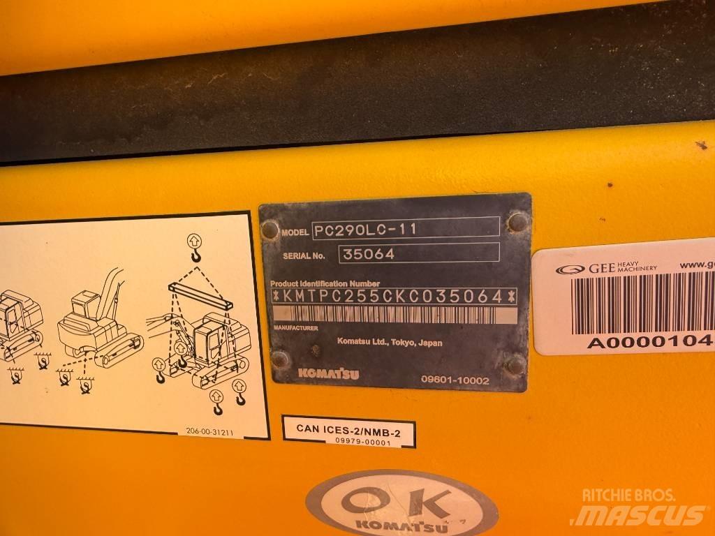 Komatsu PC290LC-11 履带挖掘机
