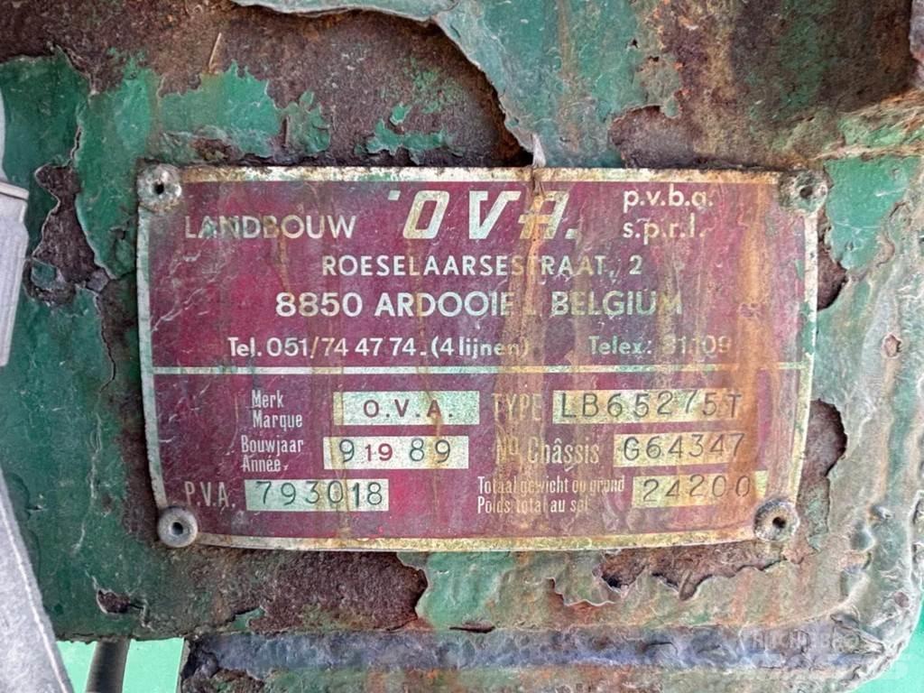 OVA LB65275T 自走式青贮饲料收割机