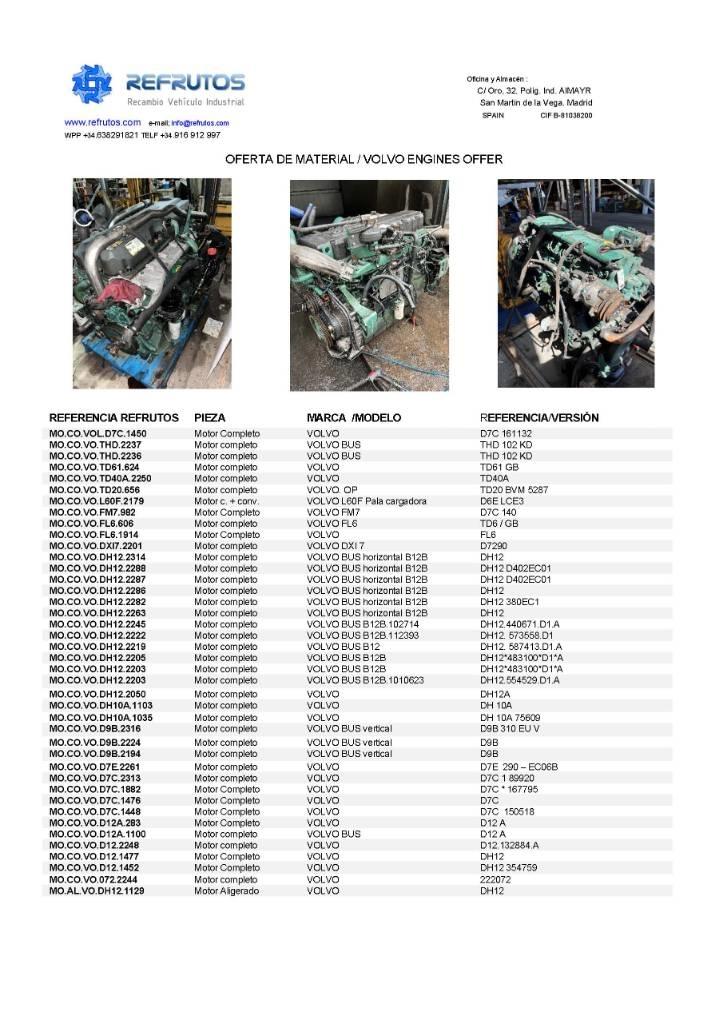 Volvo D9 B 发动机