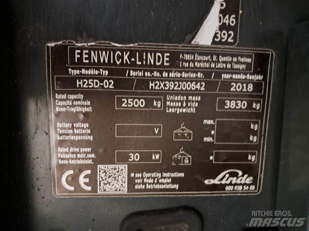 Linde H25D-02 柴油叉车