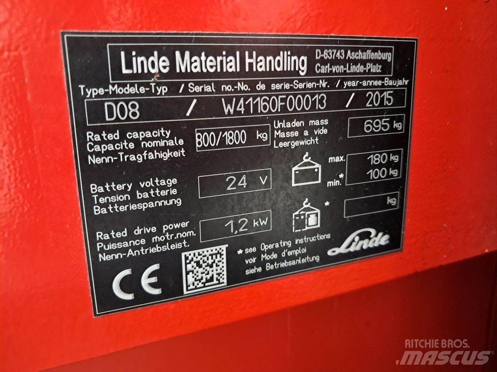 Linde D08 手推堆垛车