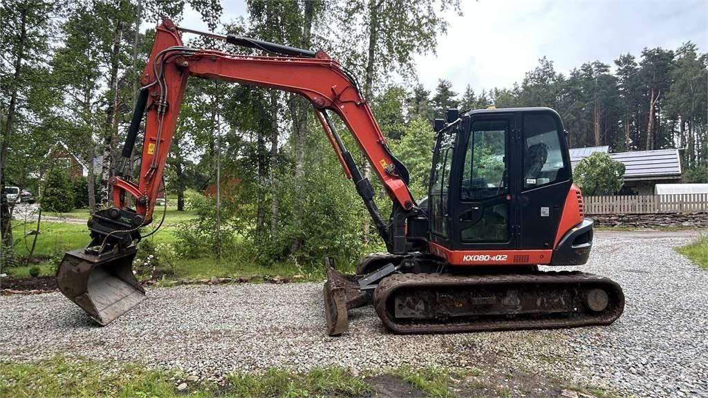 Kubota KX080 – 4a2 小型挖掘机