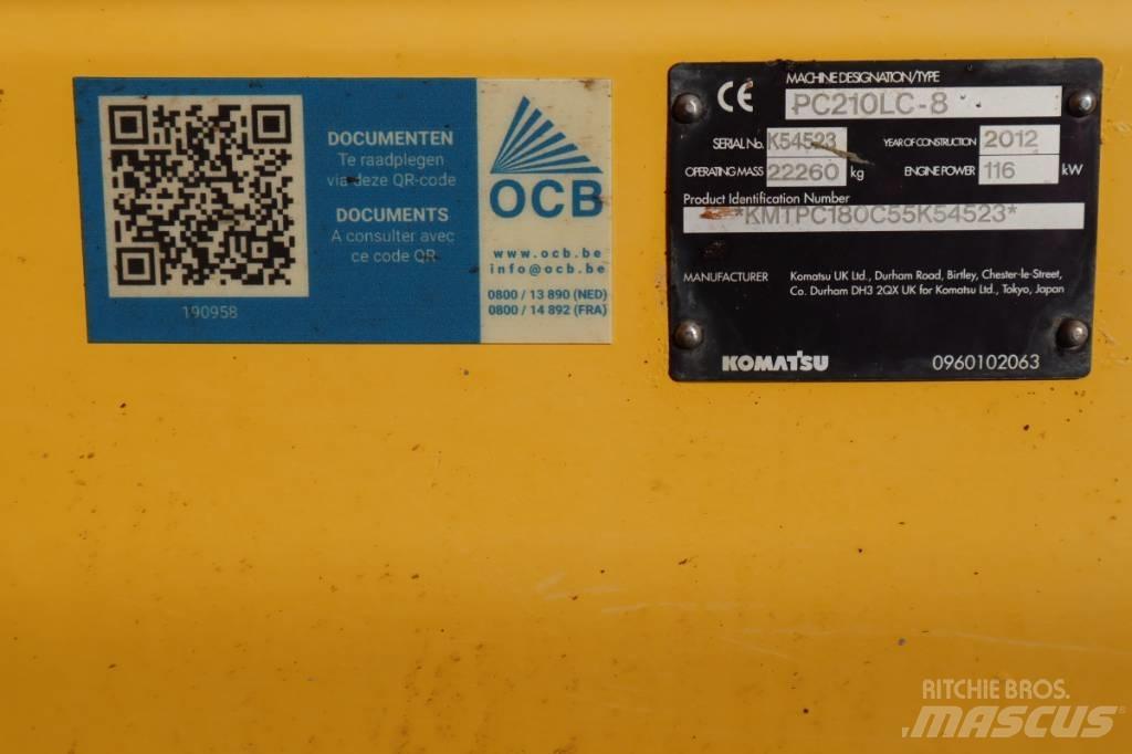 Komatsu PC 210 LC-8 履带挖掘机