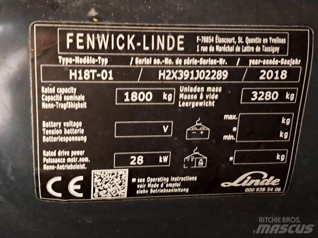 Linde H18T-01 天然气叉车