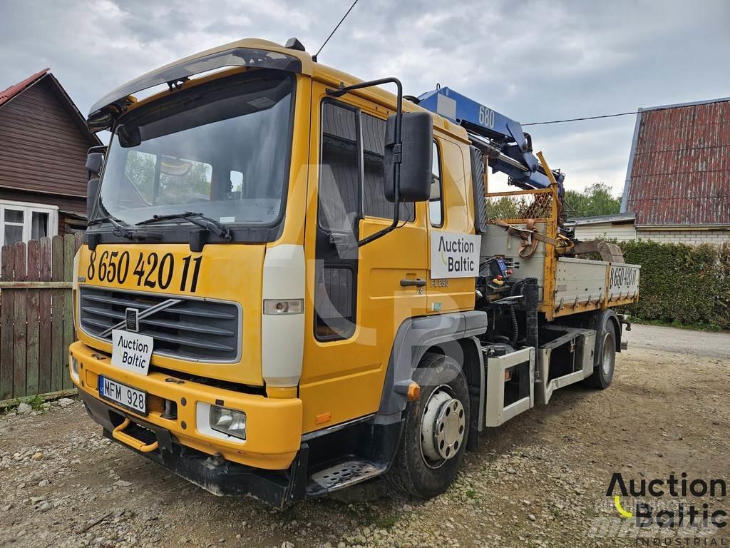 Volvo FL6 250 平板栏板货车