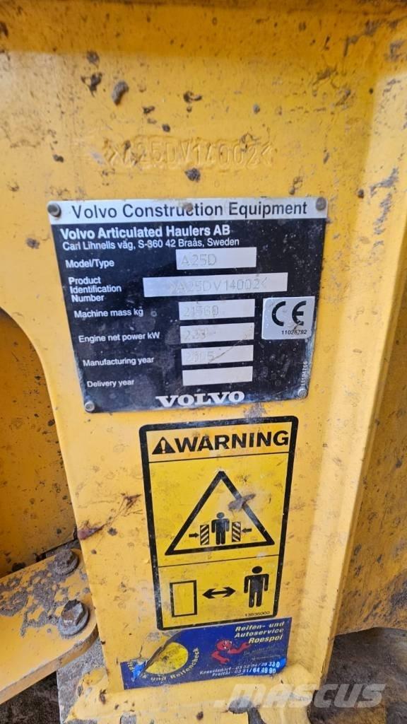 Volvo A 25 D 铰接式自卸车