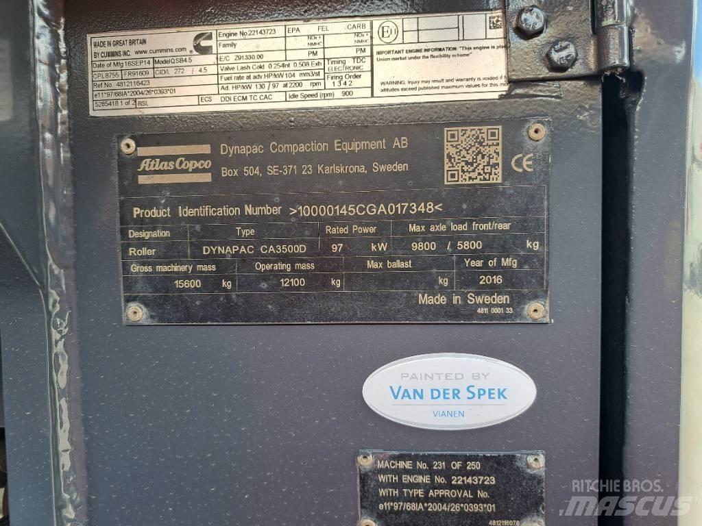 Dynapac CA3500D 单轮压路机
