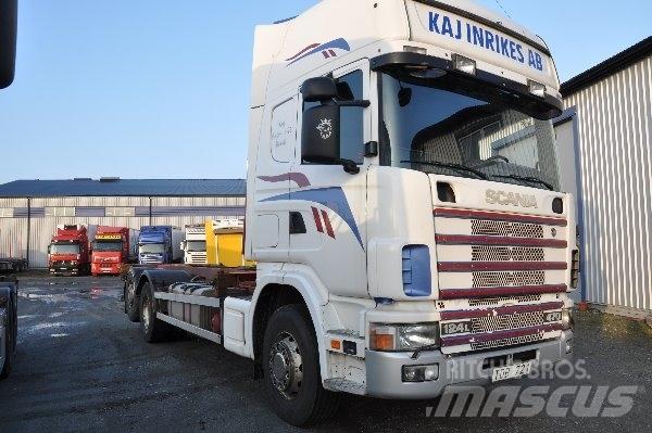 Scania 124 6X2 470 集装箱叉车