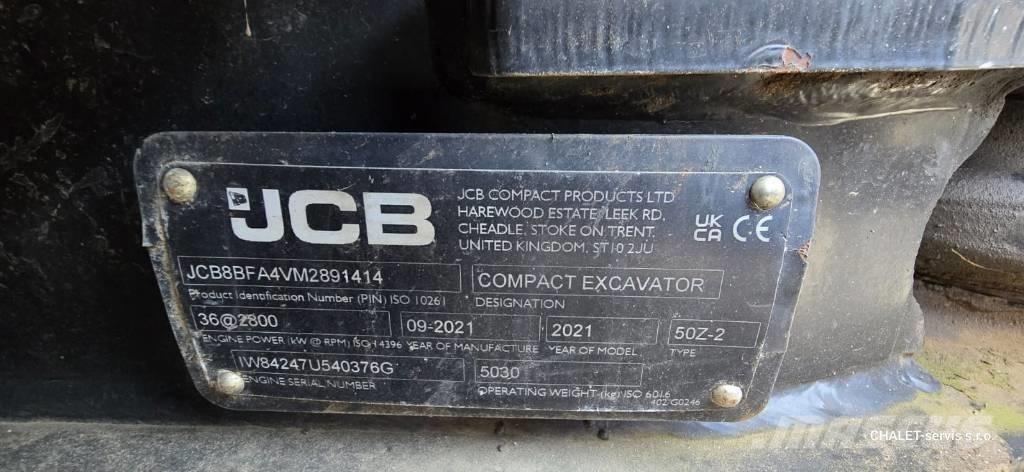 JCB 50 Z-2 小型挖掘机