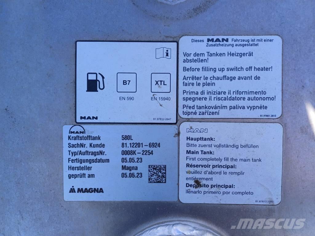 MAN Tank 580 liter 燃料和油箱