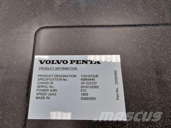 Volvo TAD1672VE 发动机