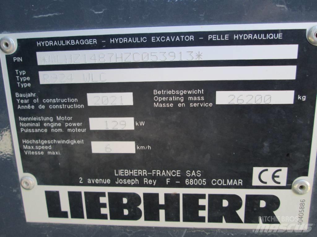 Liebherr R 924 G8 履带挖掘机