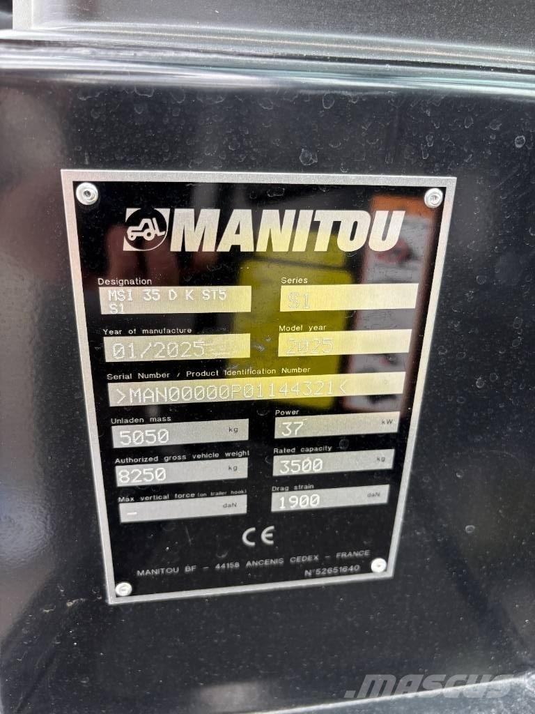 Manitou MSI 35 越野叉车|叉装车