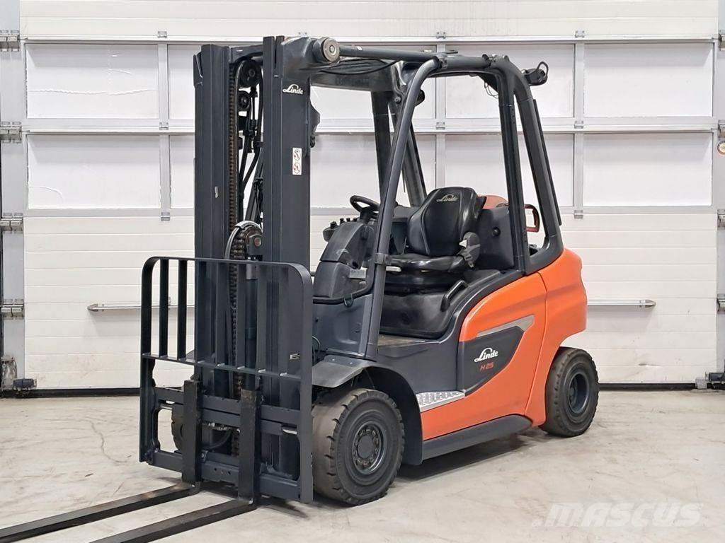 Linde H25T-01 天然气叉车
